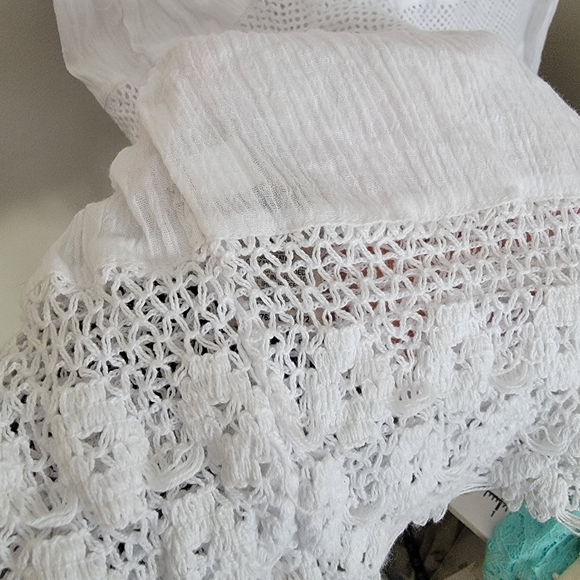 Rafaella White Cotton Lace Broomstick Maxi Skirt - NWT
XL - Picture 5 of 8